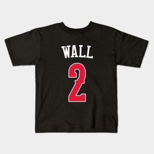 John Wall number 2 Kids T-Shirt